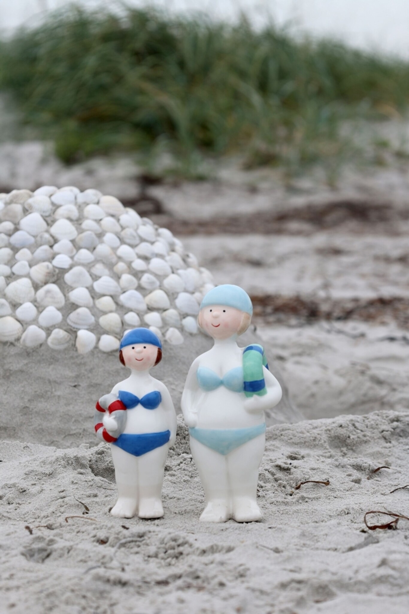 Deko Damen mit Schwimmring 2er, ocean 