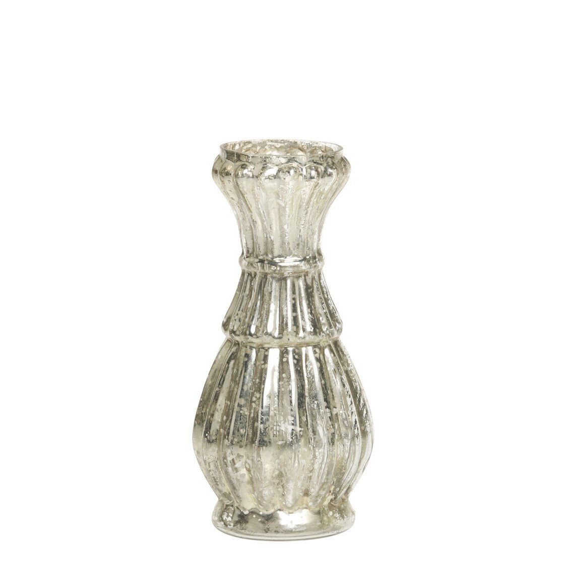 Deko Vase, bauernsilber 13 x 6 cm