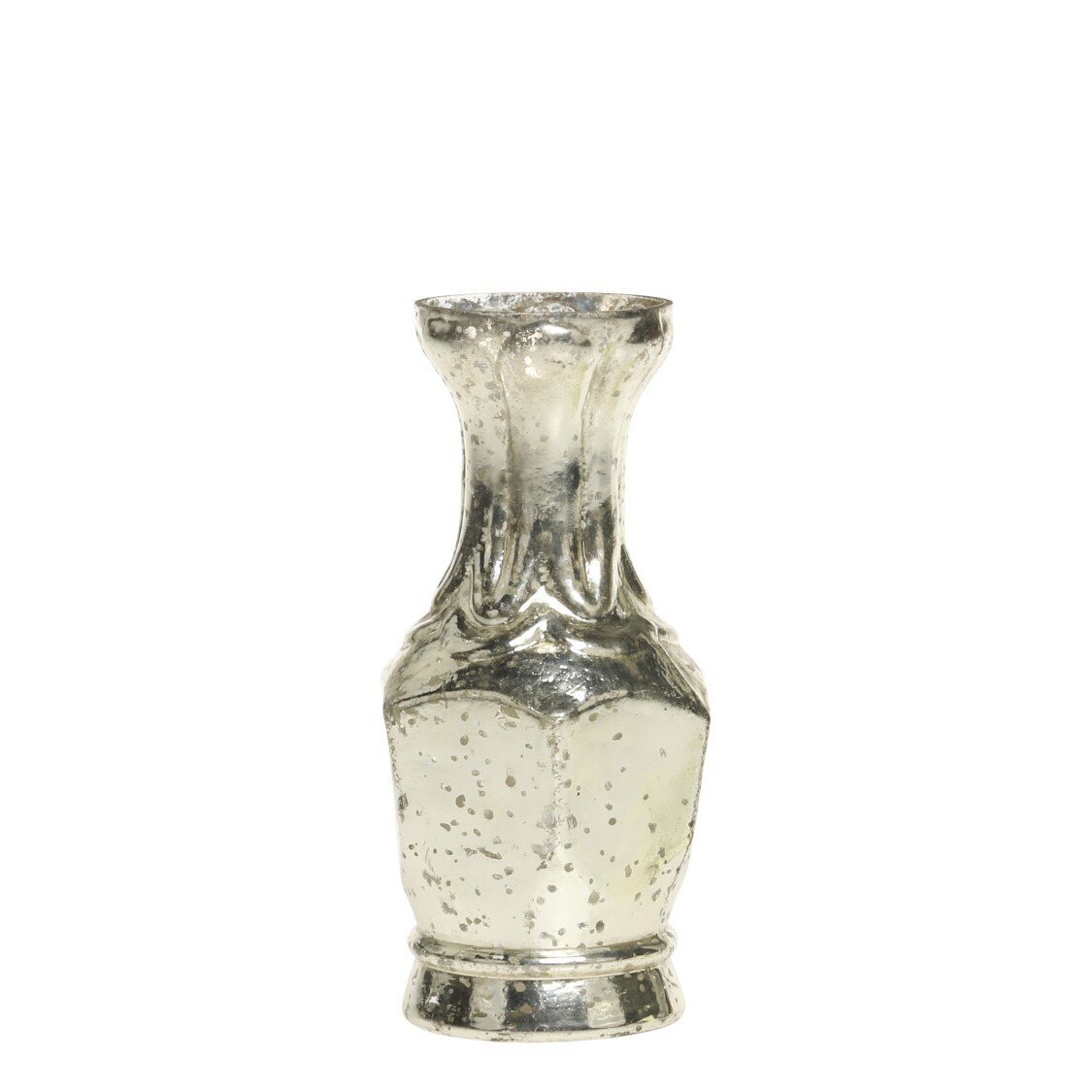 Deko Vase, bauernsilber 12,5 x 6 cm