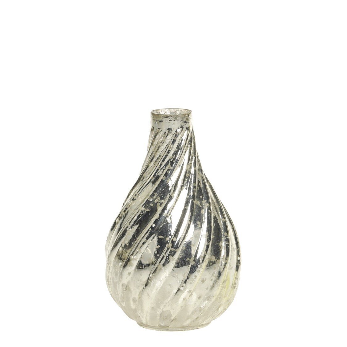 Deko Vase, bauernsilber 11,5 x 7 cm