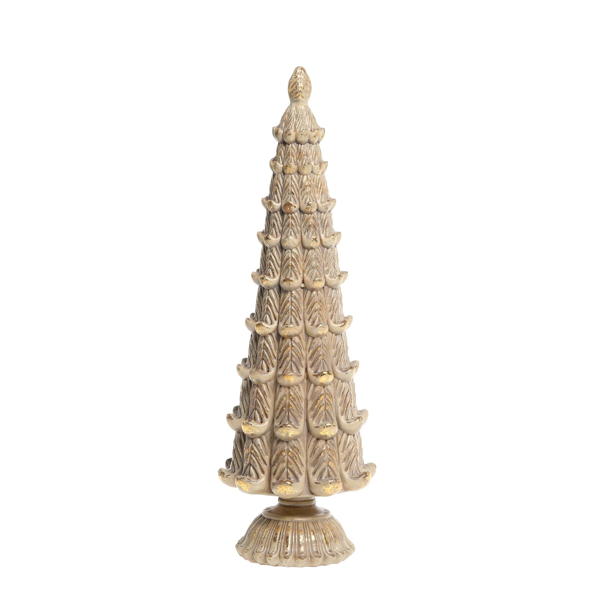 Deko Weihnachtsbaum Antique Stil, latte Höhe 35, Ø 10 cm