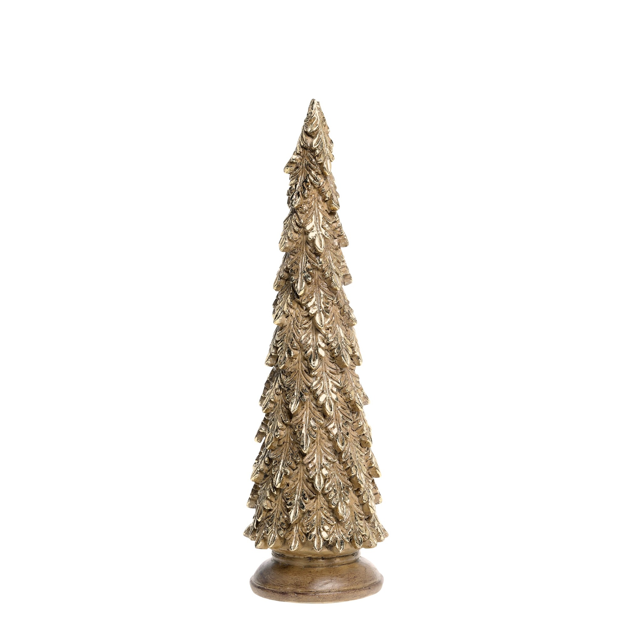 Deko Weihnachtsbaum messingfarbig, gold