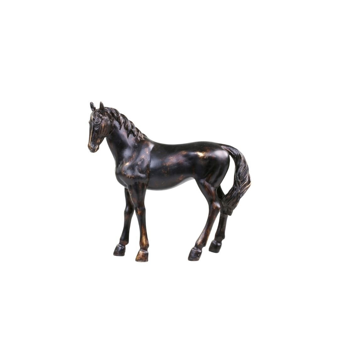 Dekoaufsteller Pferd, schwarz