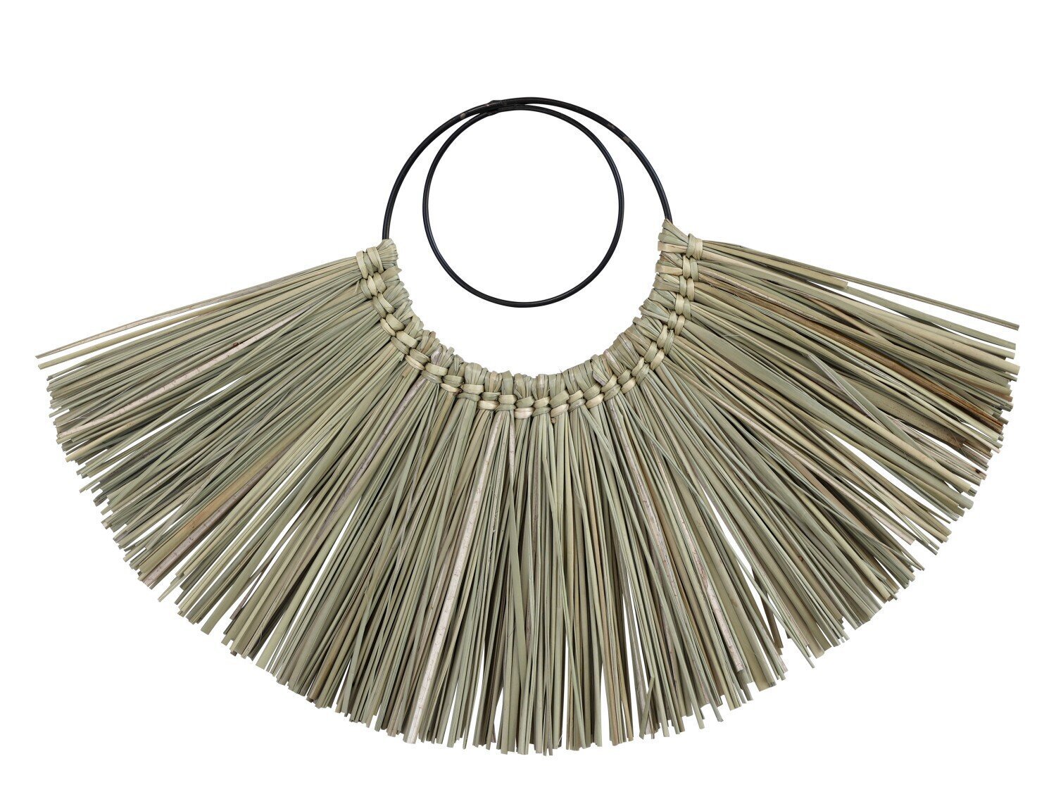 Dekofächer aus Seegras, natur H26,5/L42 cm