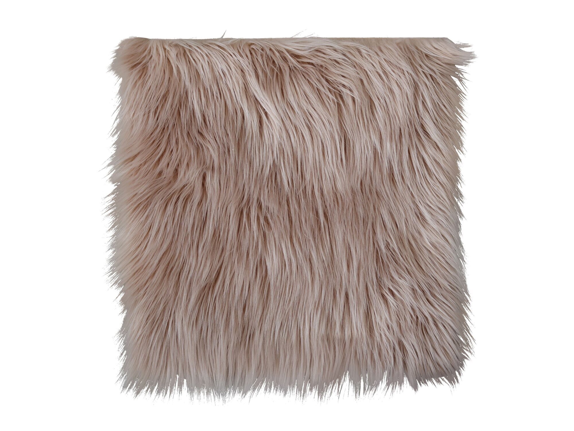 Dekofell Stuhlauflage, antique puder 