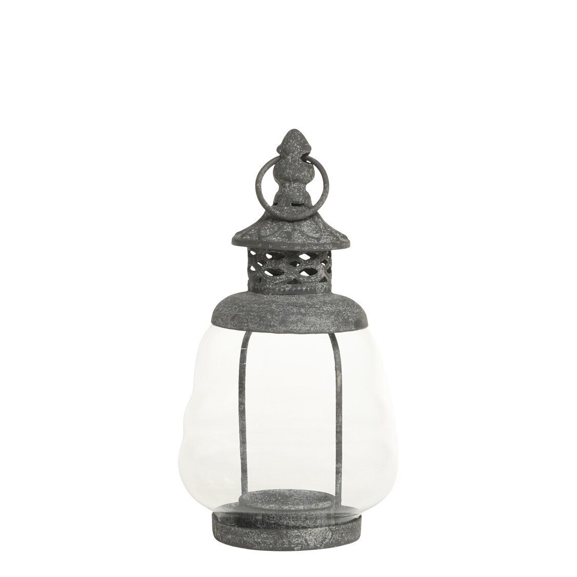 Dekorlaterne für Teelichter, antique zink