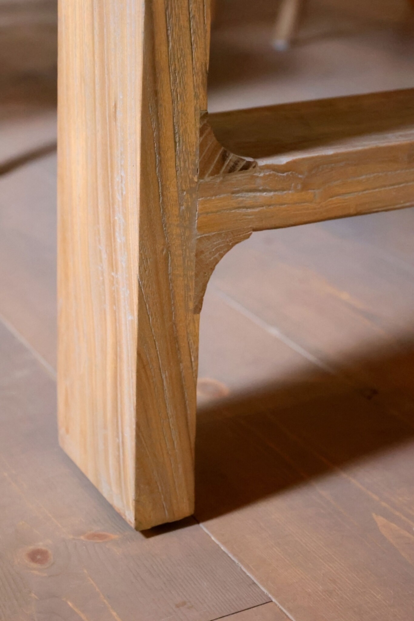 Chic Antique Esstisch aus Recyclingholz | Französischer Landhausstil Vintage, natur 