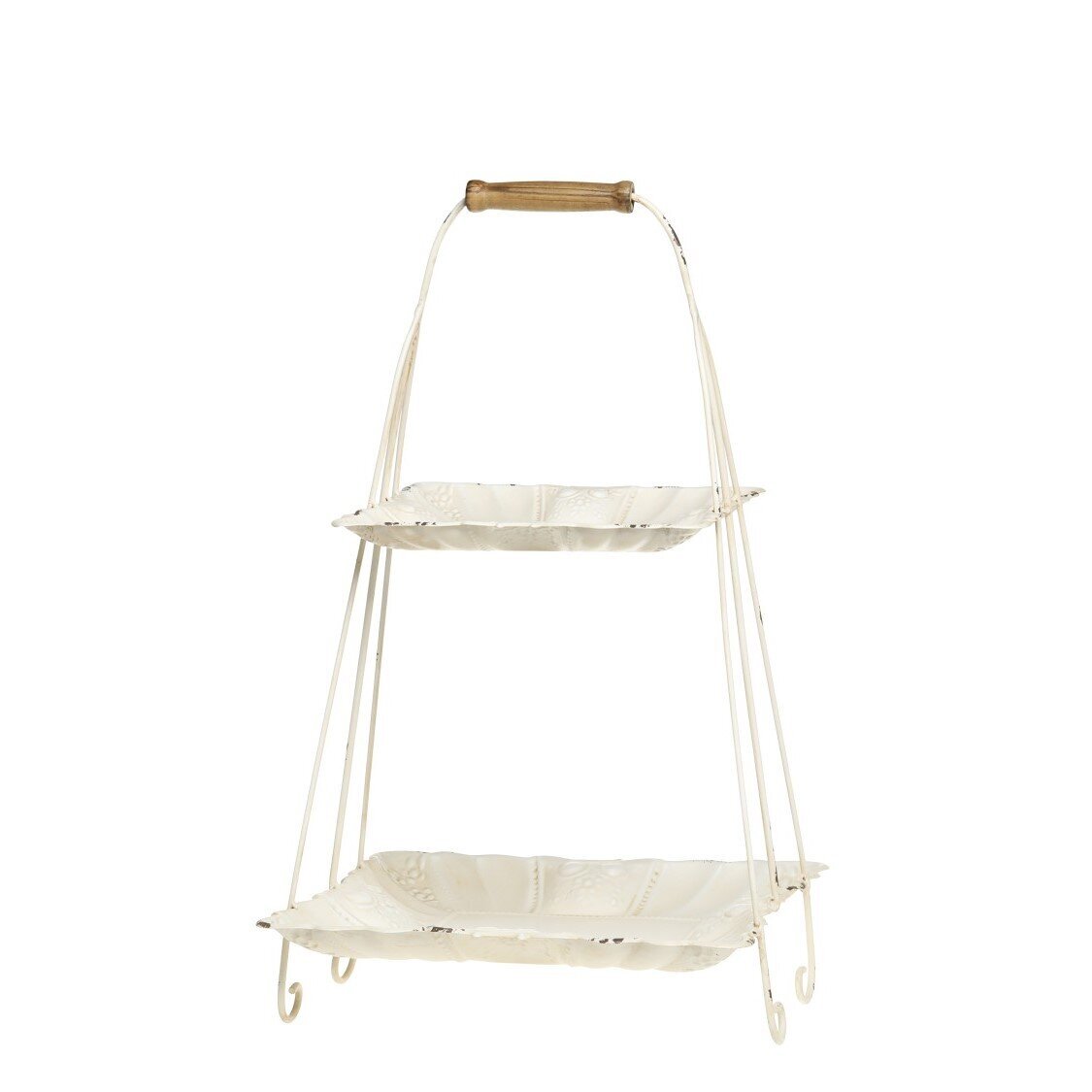 Etagere mit Henkel, antique creme