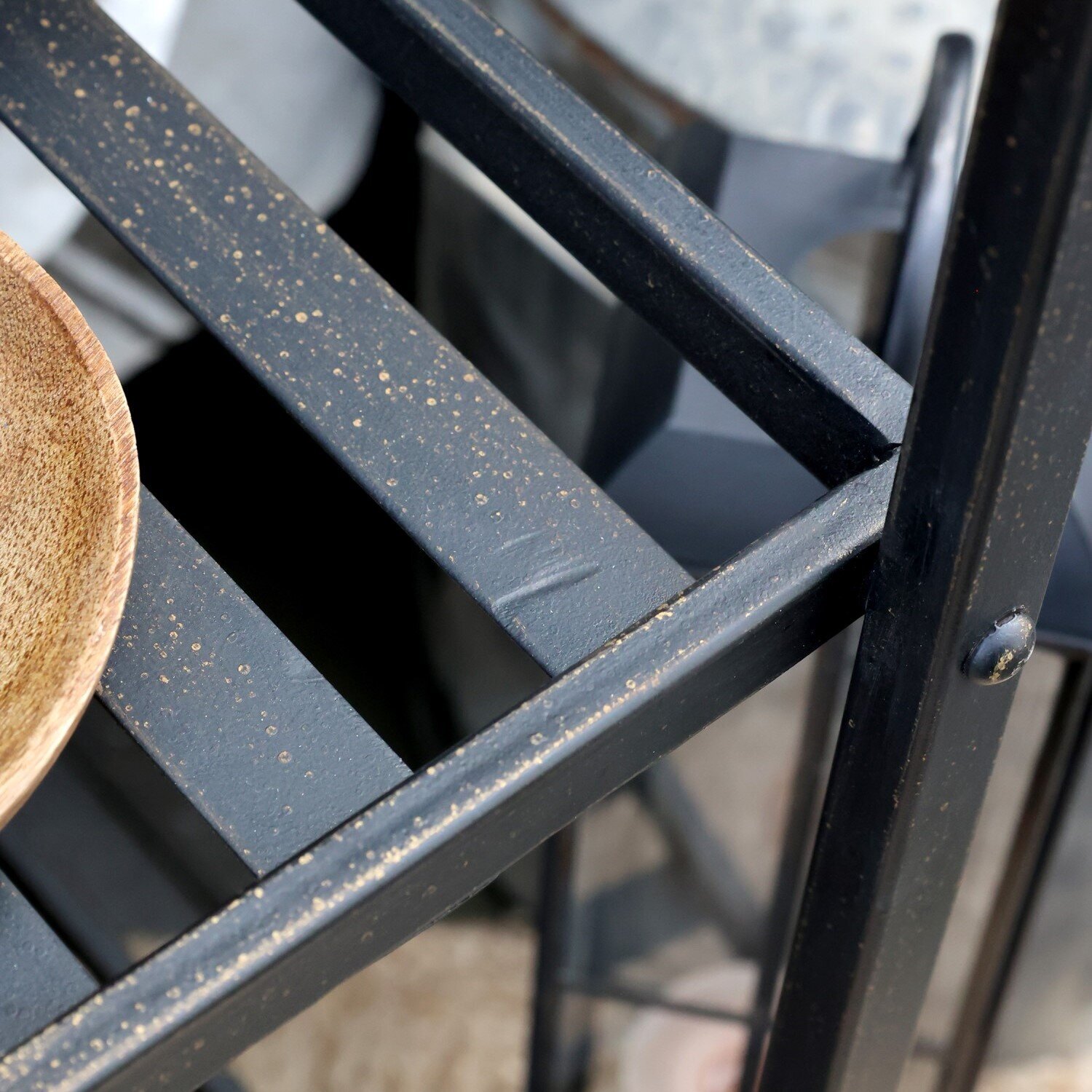 Faltbarer Wagen, antique schwarz 