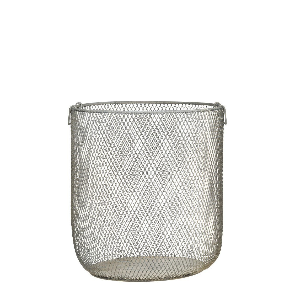Fil de fer Eisen Korb, antique zink Höhe 45, ∅ 40 cm