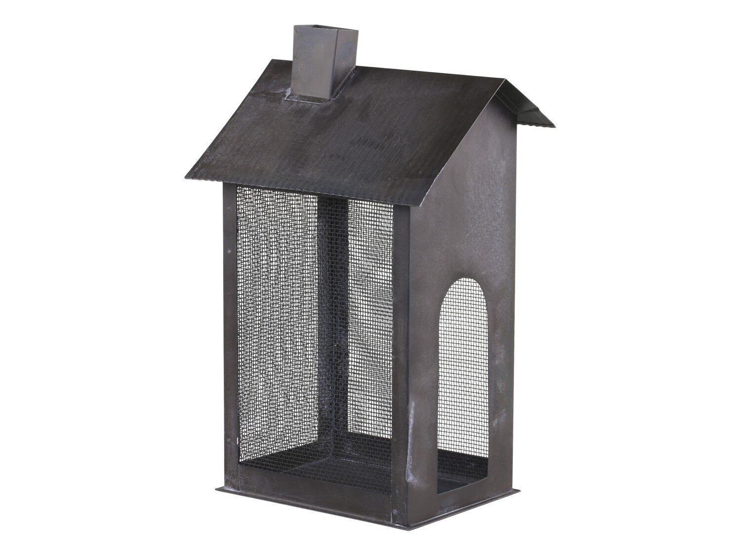 Fil de fer Lichthaus Laterne, antik kohle 