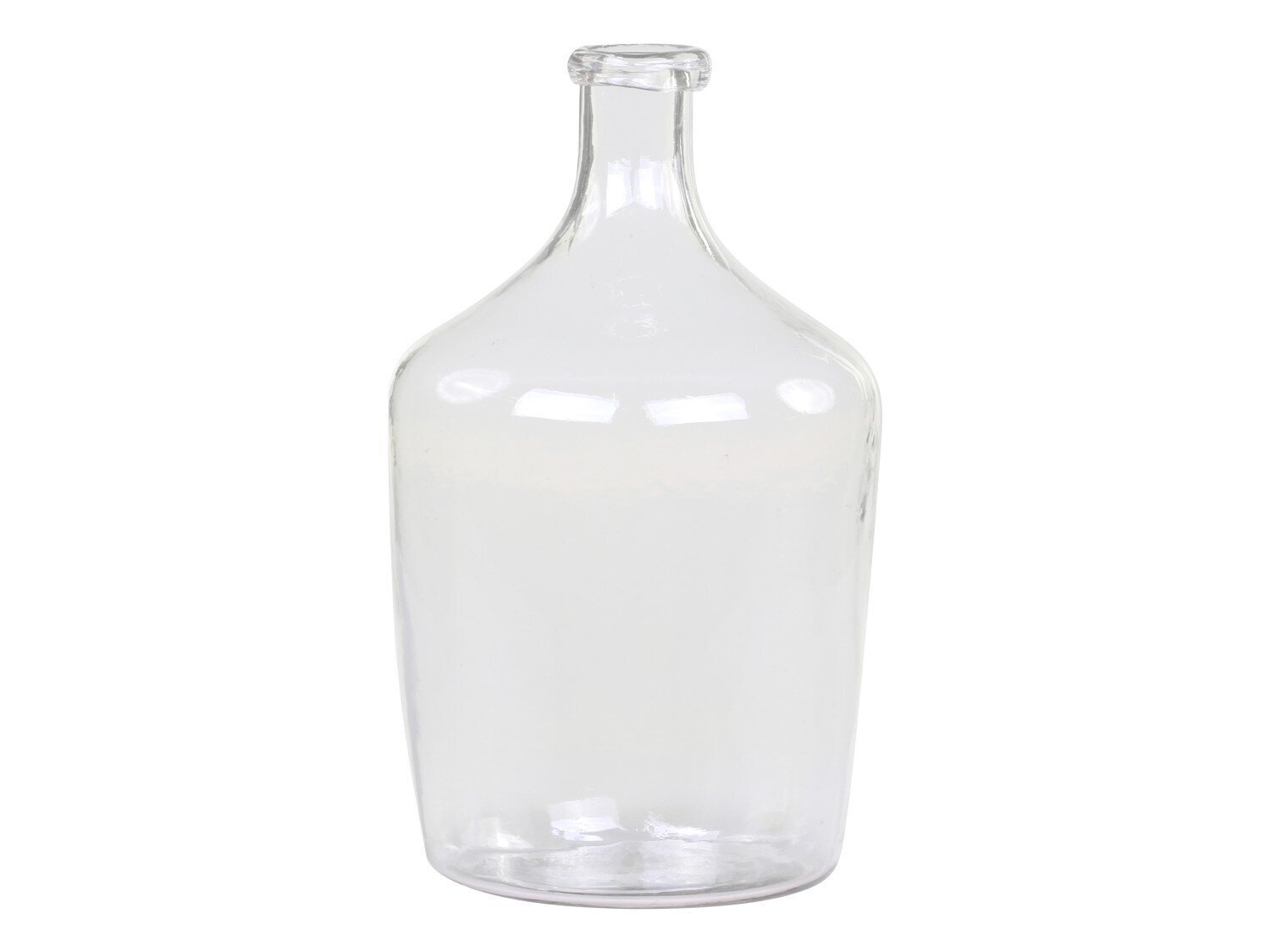 Flakon Glasvase, Flasche, klar H30/Ø18 cm