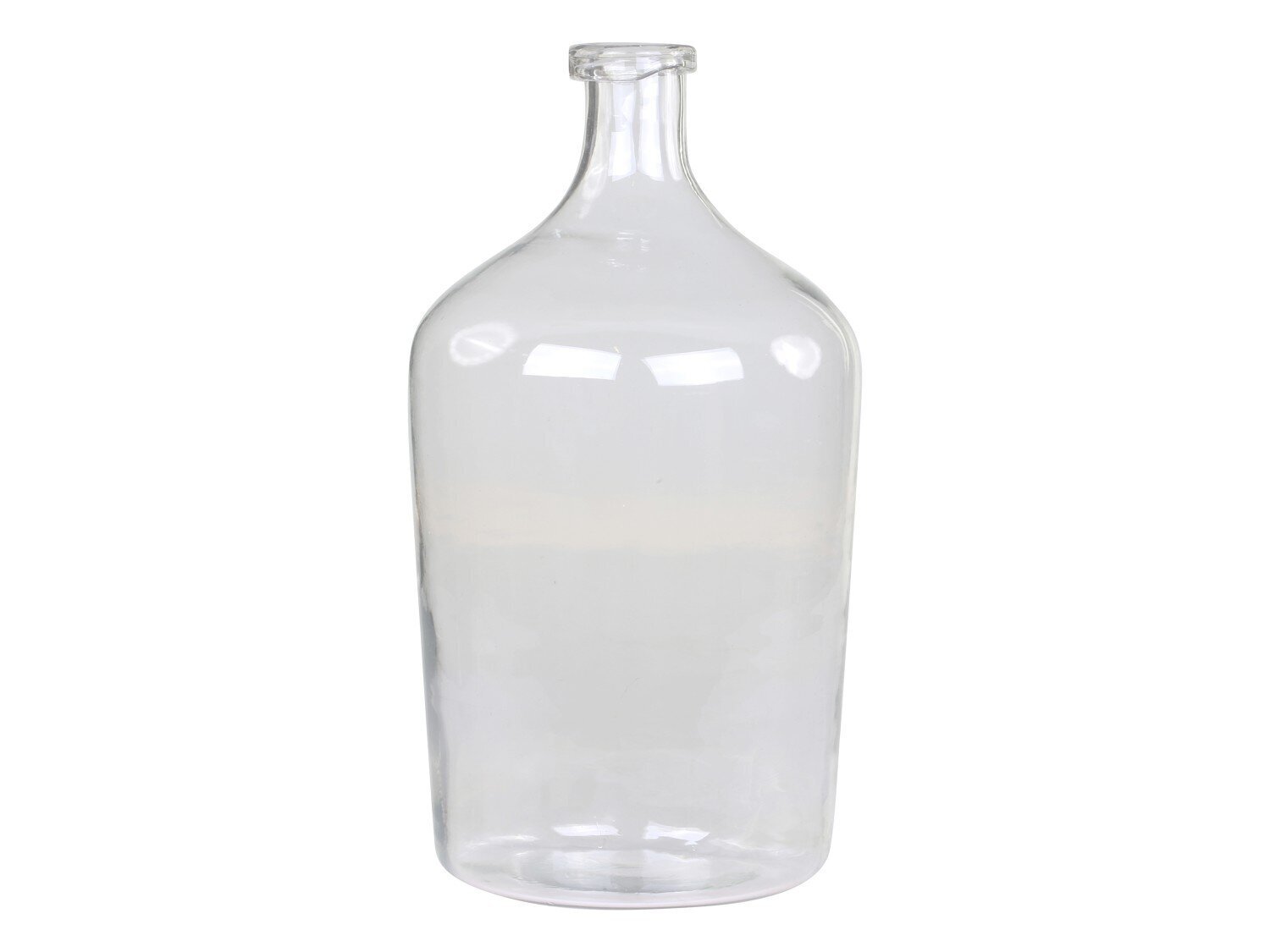 Flakon Glasvase, Flasche, klar H38/Ø21 cm