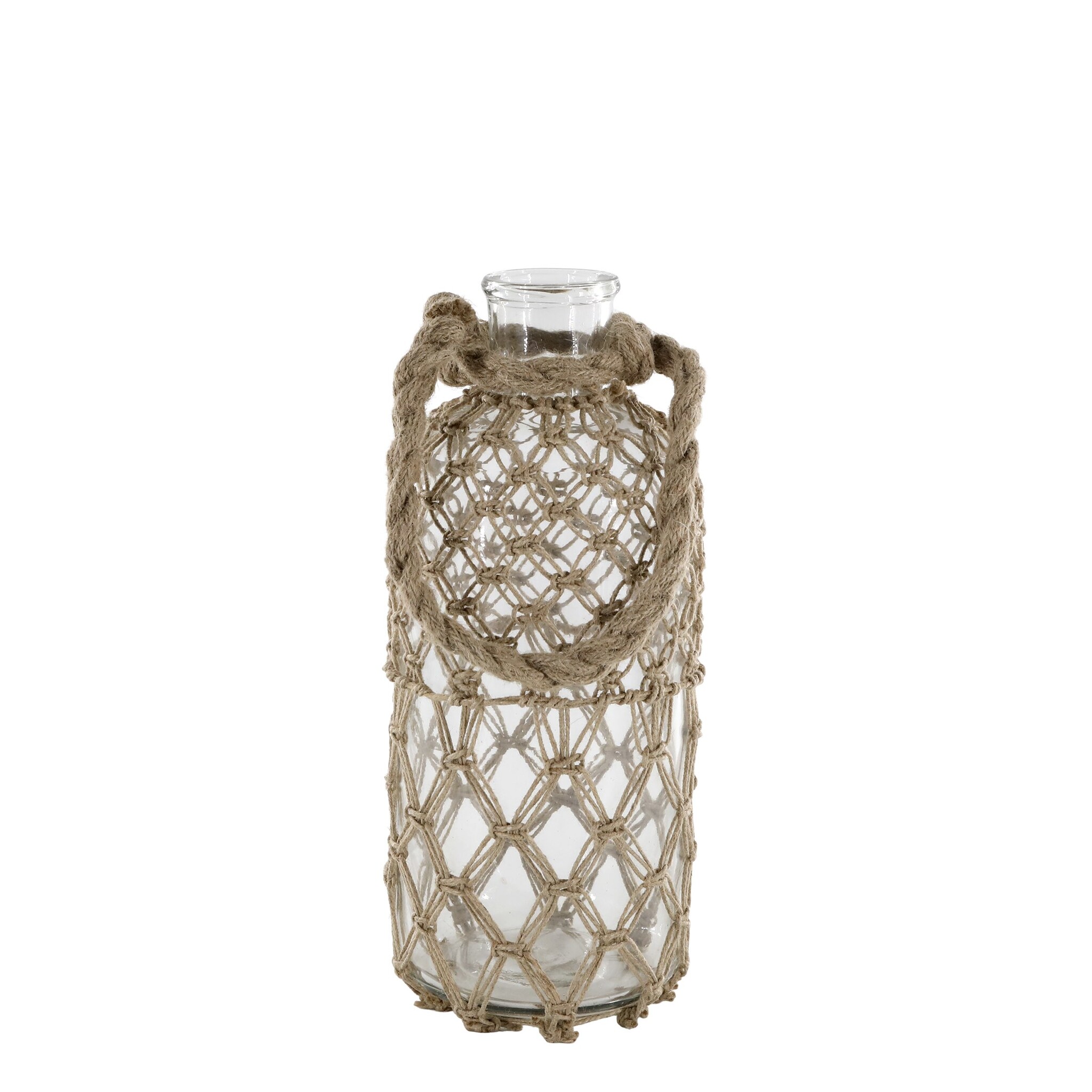 Flasche mit Geflecht und Henkel, natur Höhe 33, Ø 14 cm natur