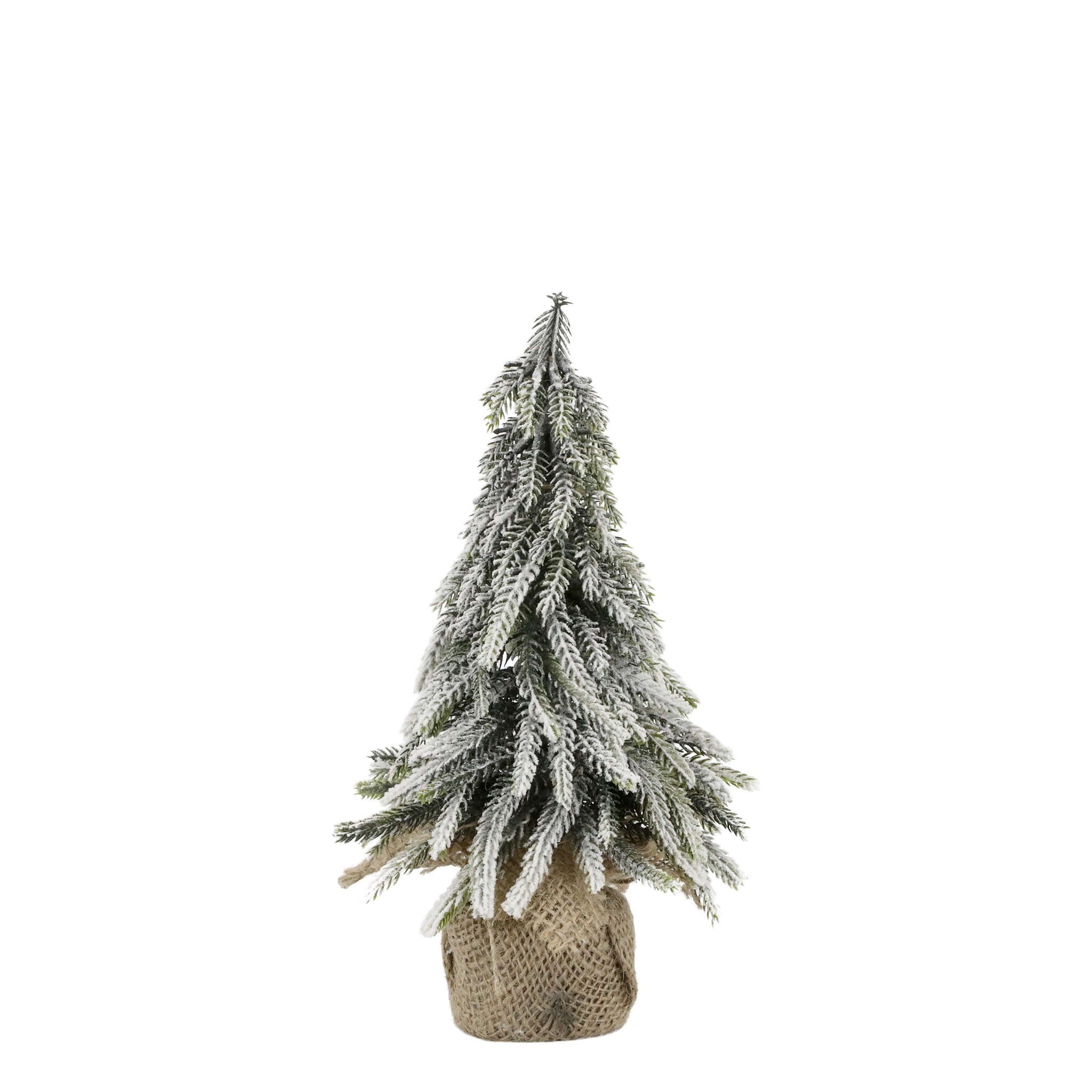 Fleur künstlicher Tannenbaum mit Schnee, grün 27 cm
