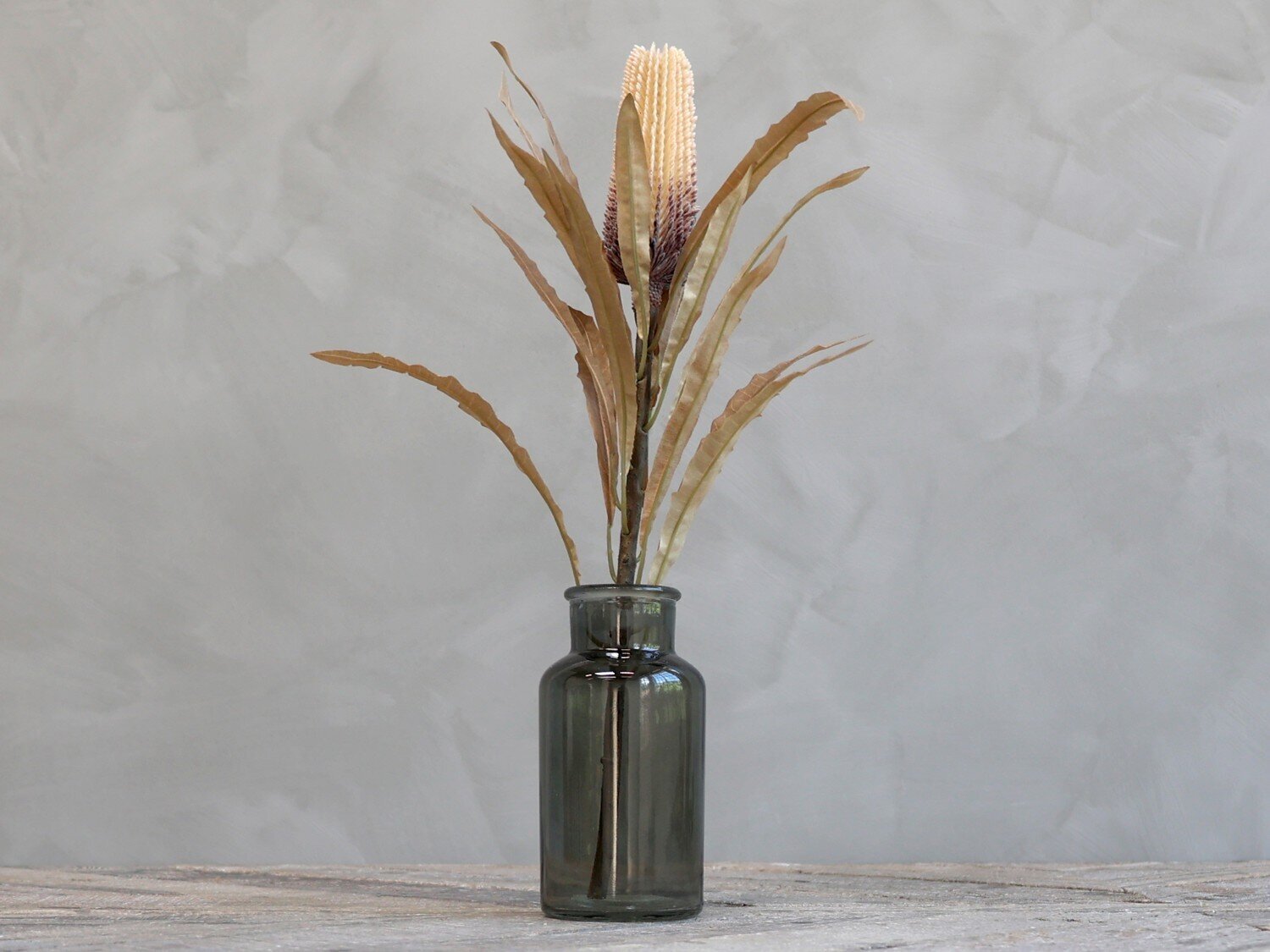 Fleur Künstliche Protea Kunstblume, creme 