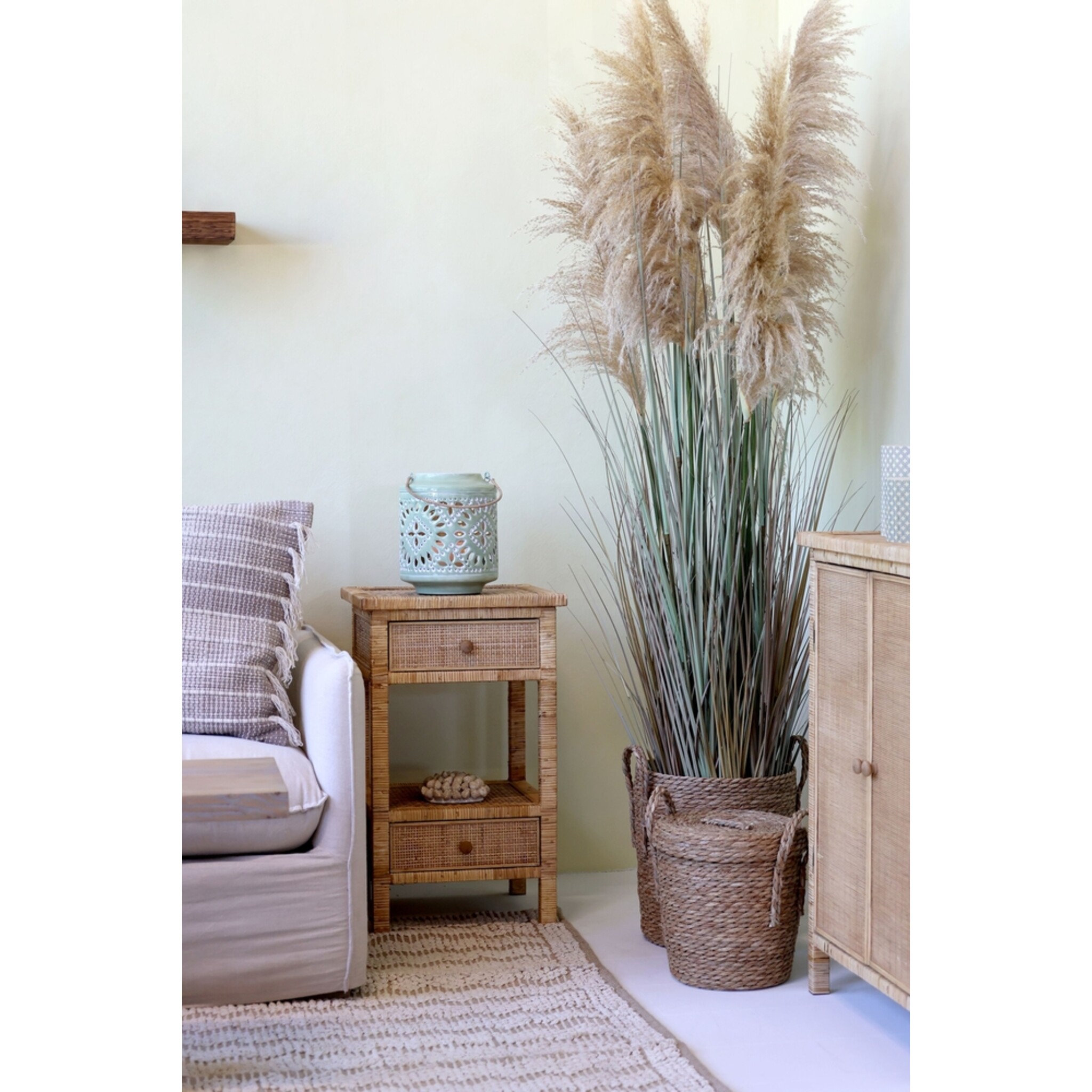 Chic Antique Kunst-Schilfpflanze 170 cm, grün 