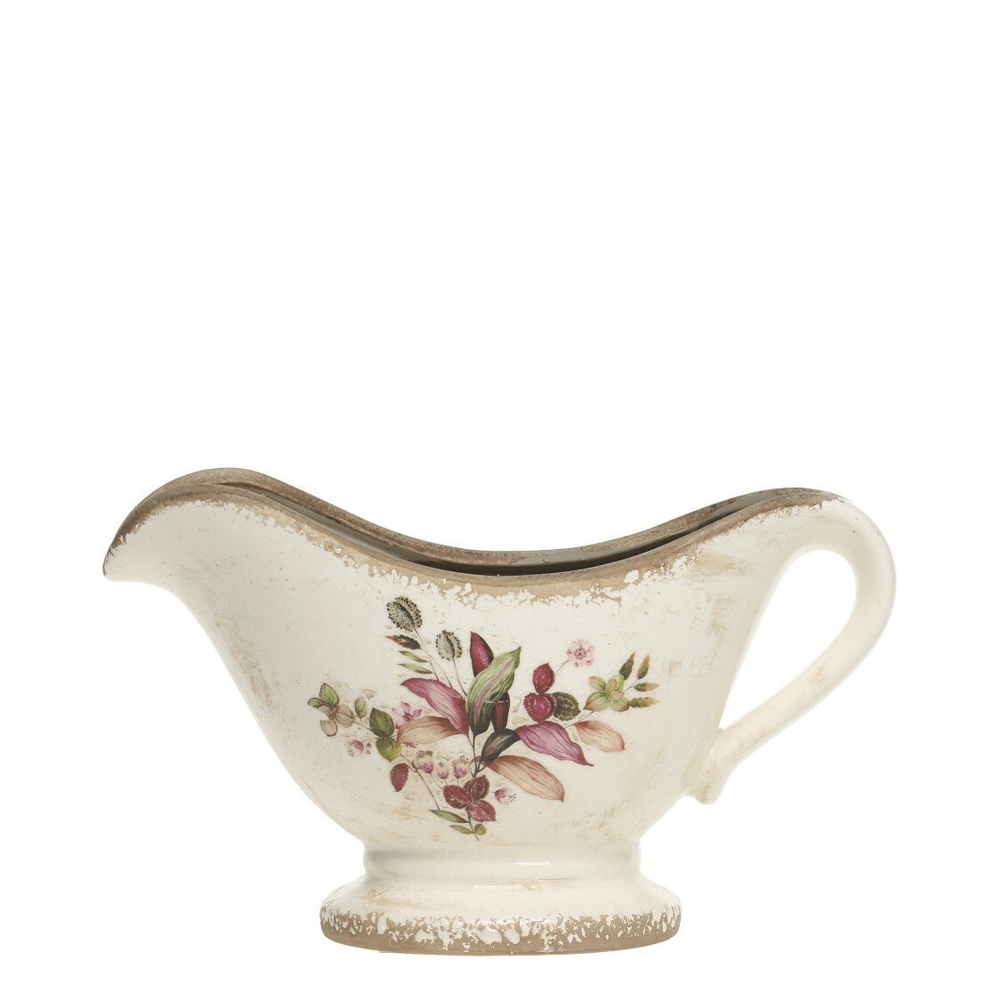 Florac Schüssel mit Blumenmotiv, creme 