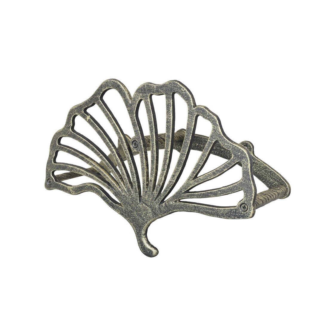 Gartenschlauchhalter für Wand, antique messing 