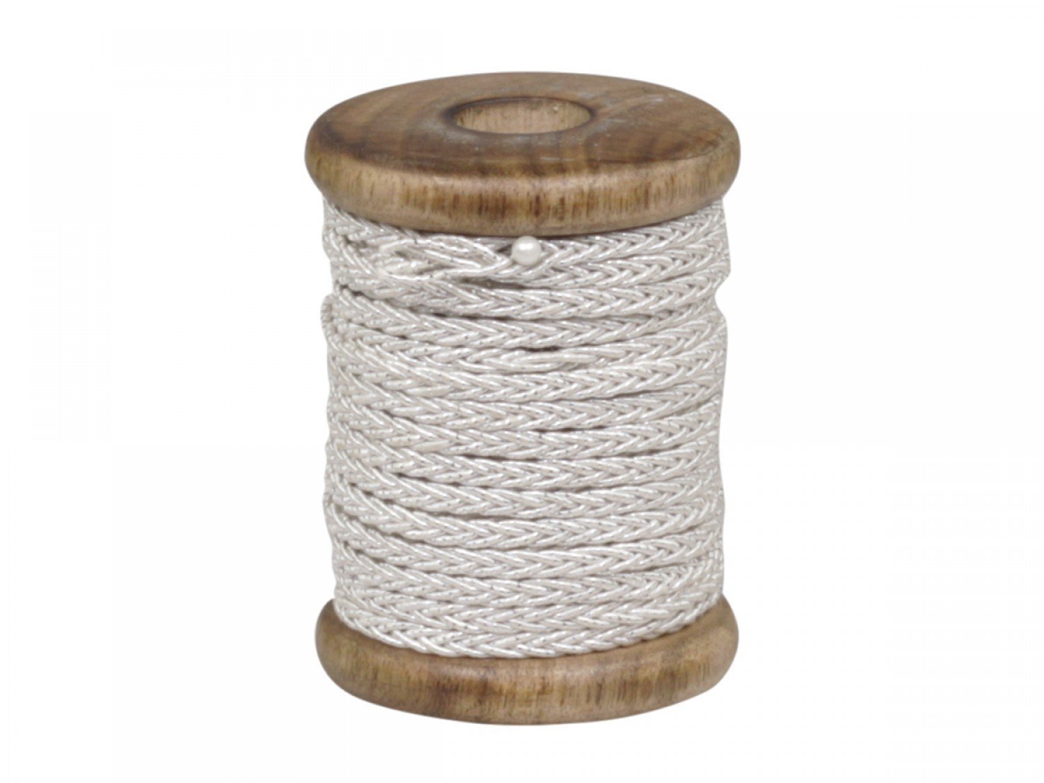 20m Paillettenband Weiß 9.5mm - Glitzerbesatz Für Nähen & Basteln