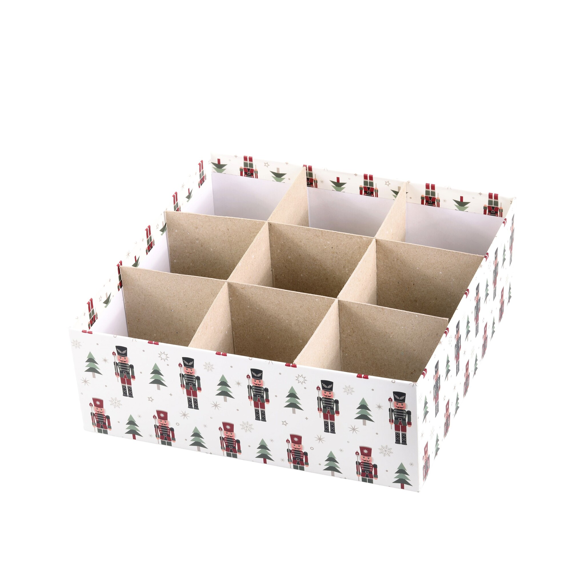 Geschenkbox 3er-Set mit Nussknacker, creme 