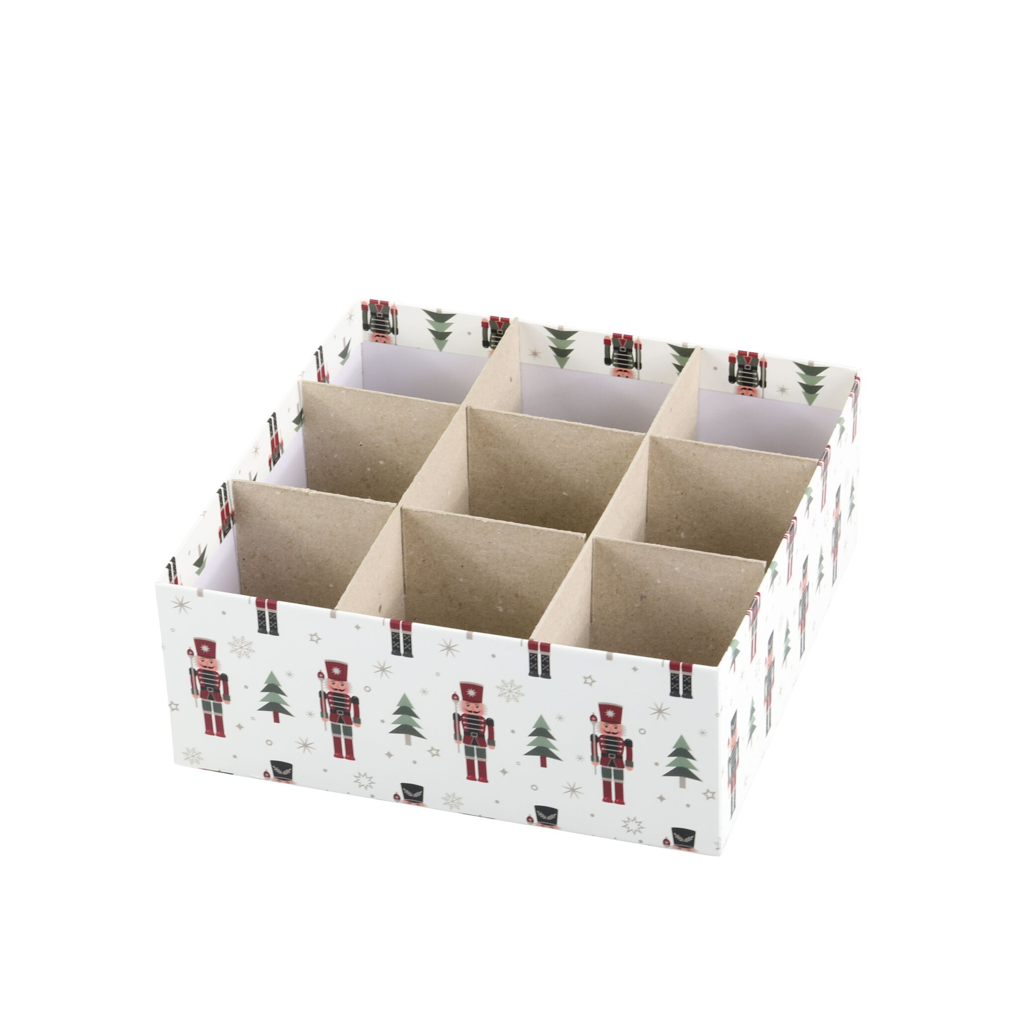 Geschenkbox 3er-Set mit Nussknacker, creme 