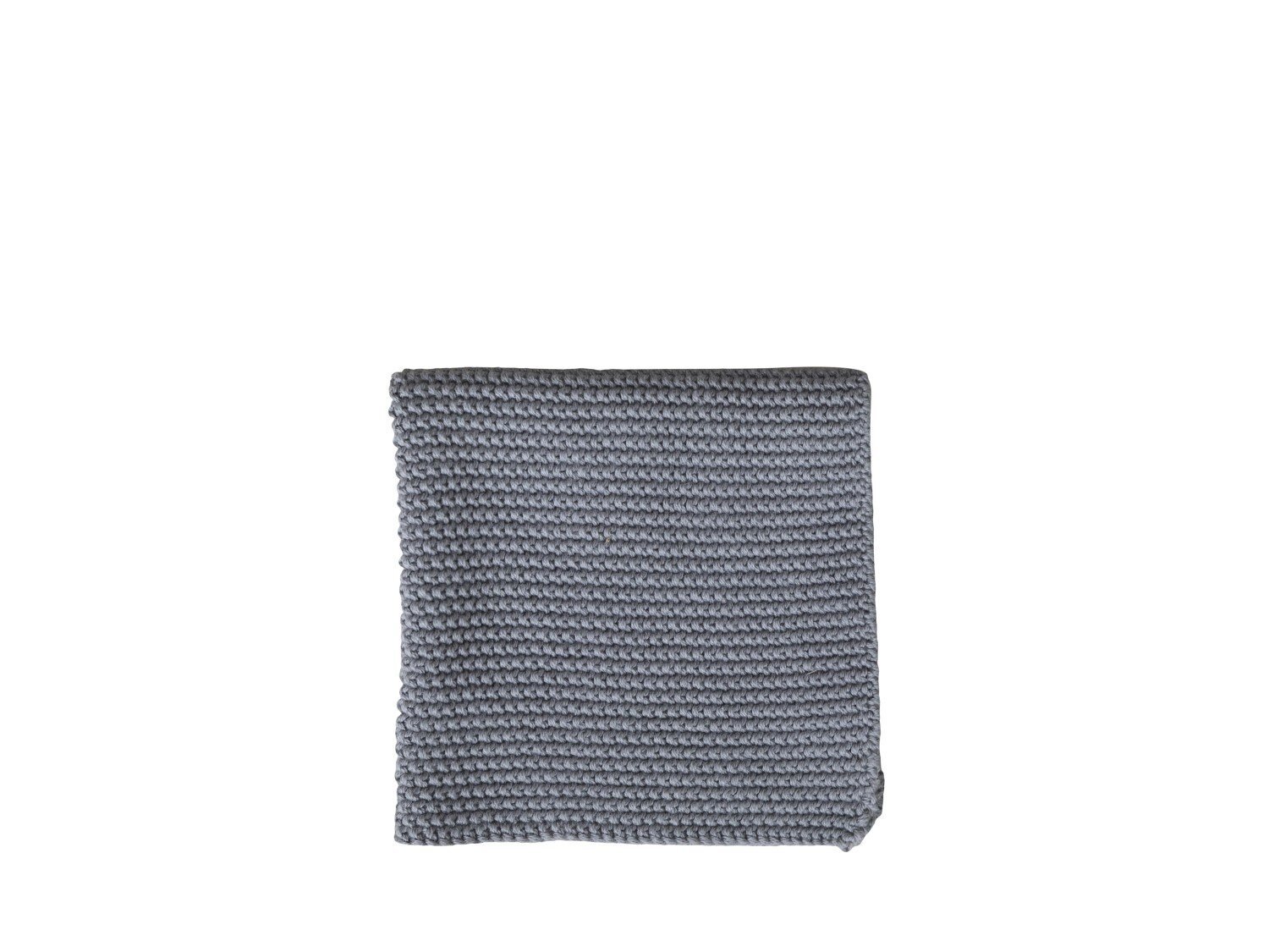 Geschirrtuch Perlenstrick, grau 