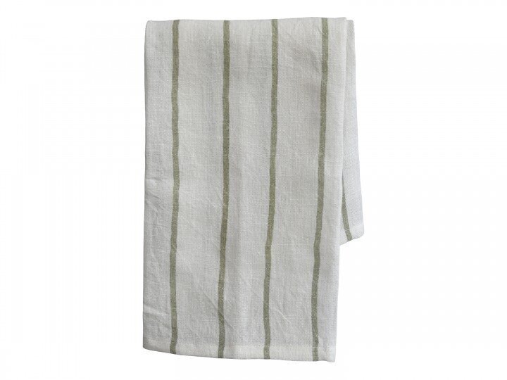 Geschirrtuch Éternel mit Streifen, verte schmal