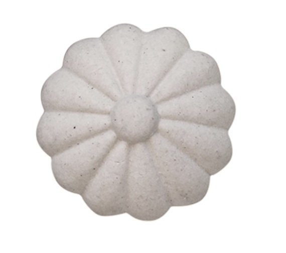 Chic Antique Griff Blume, weiss 