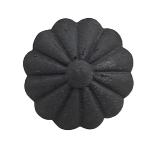 Chic Antique Griff Blume, schwarz 