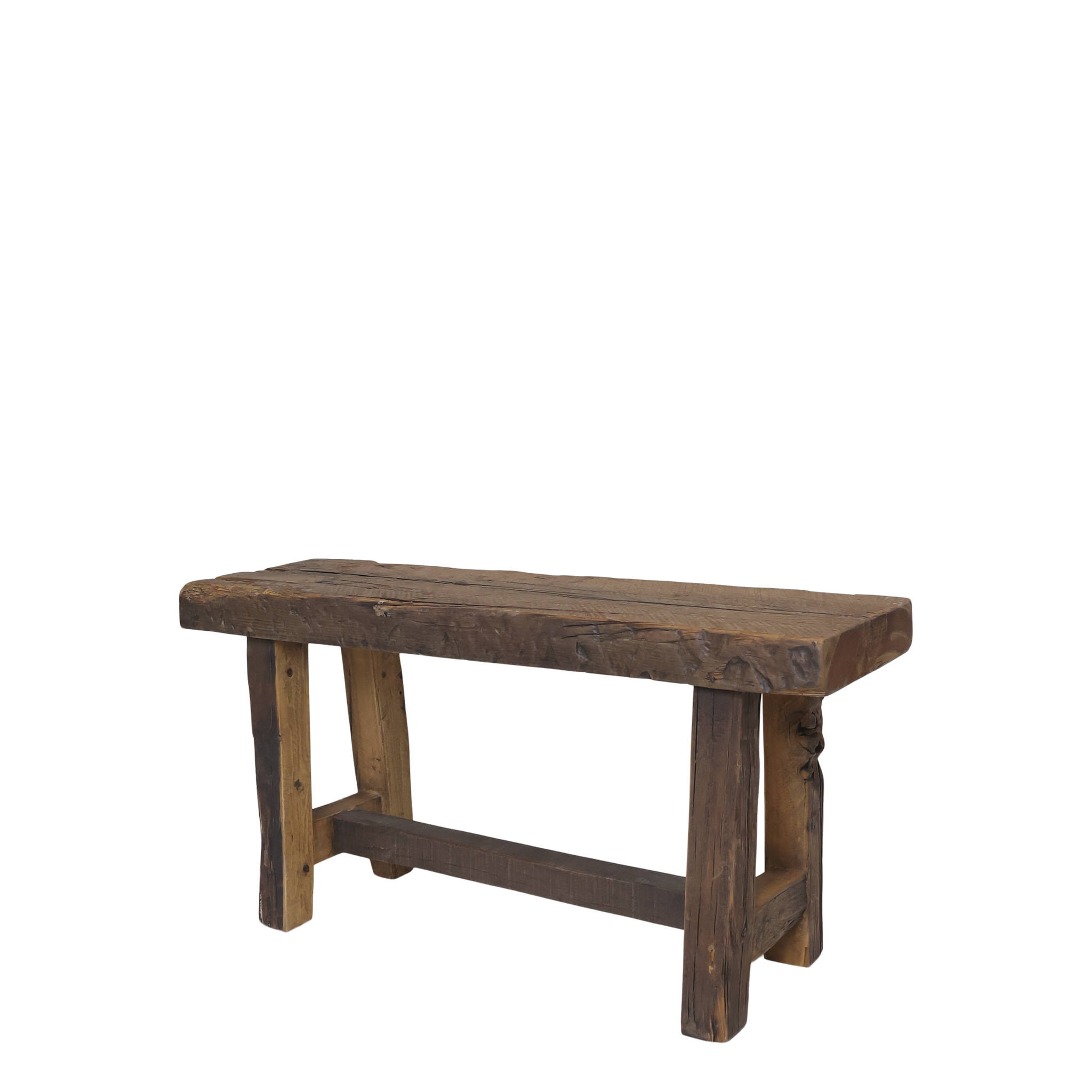 Grimaud Bank aus massivem Recyclingholz, natur 