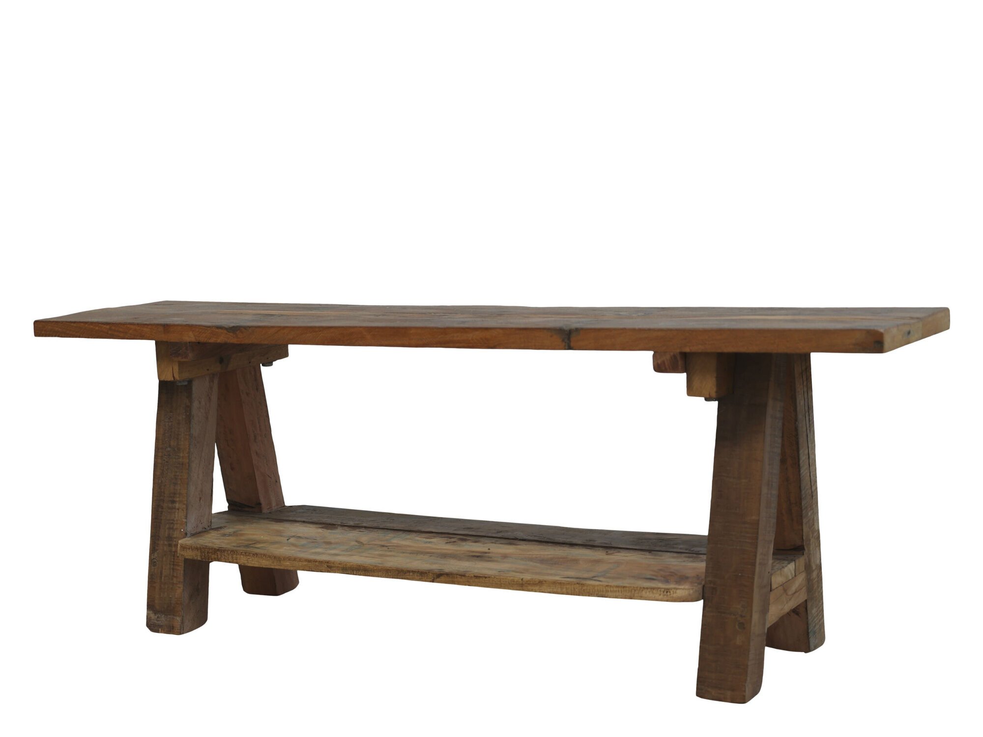 Grimaud Bank aus Recyclingholz, natur 