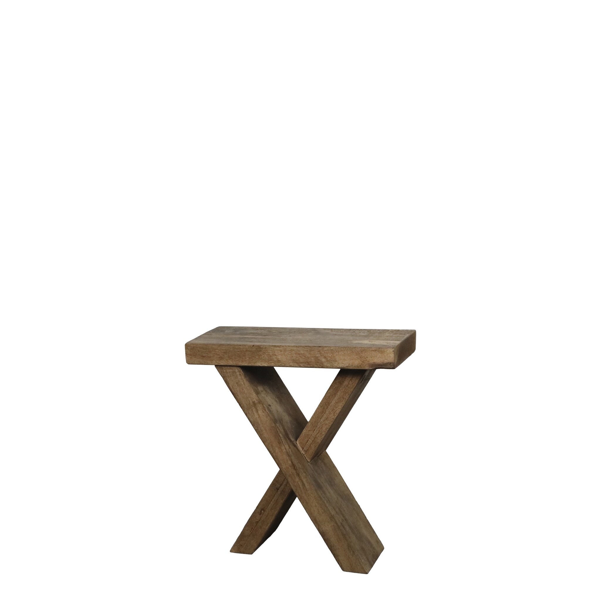 Grimaud Beistelltisch aus Recyclingholz, natur 45 x 20 x 49 cm