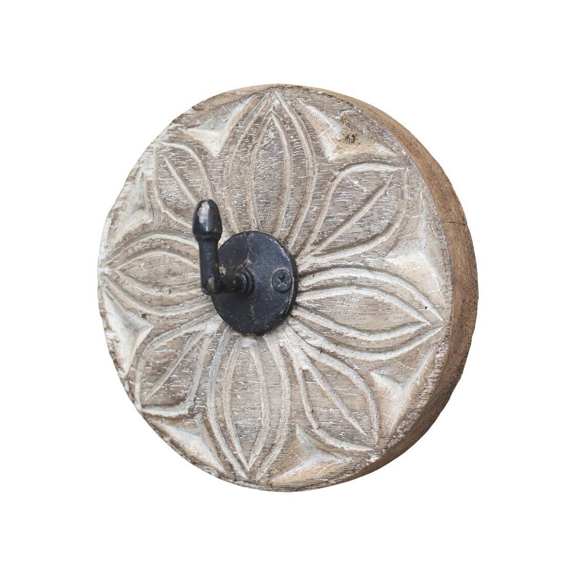 Grimaud Haken mit Dekor, natur 14 x 5,5 cm