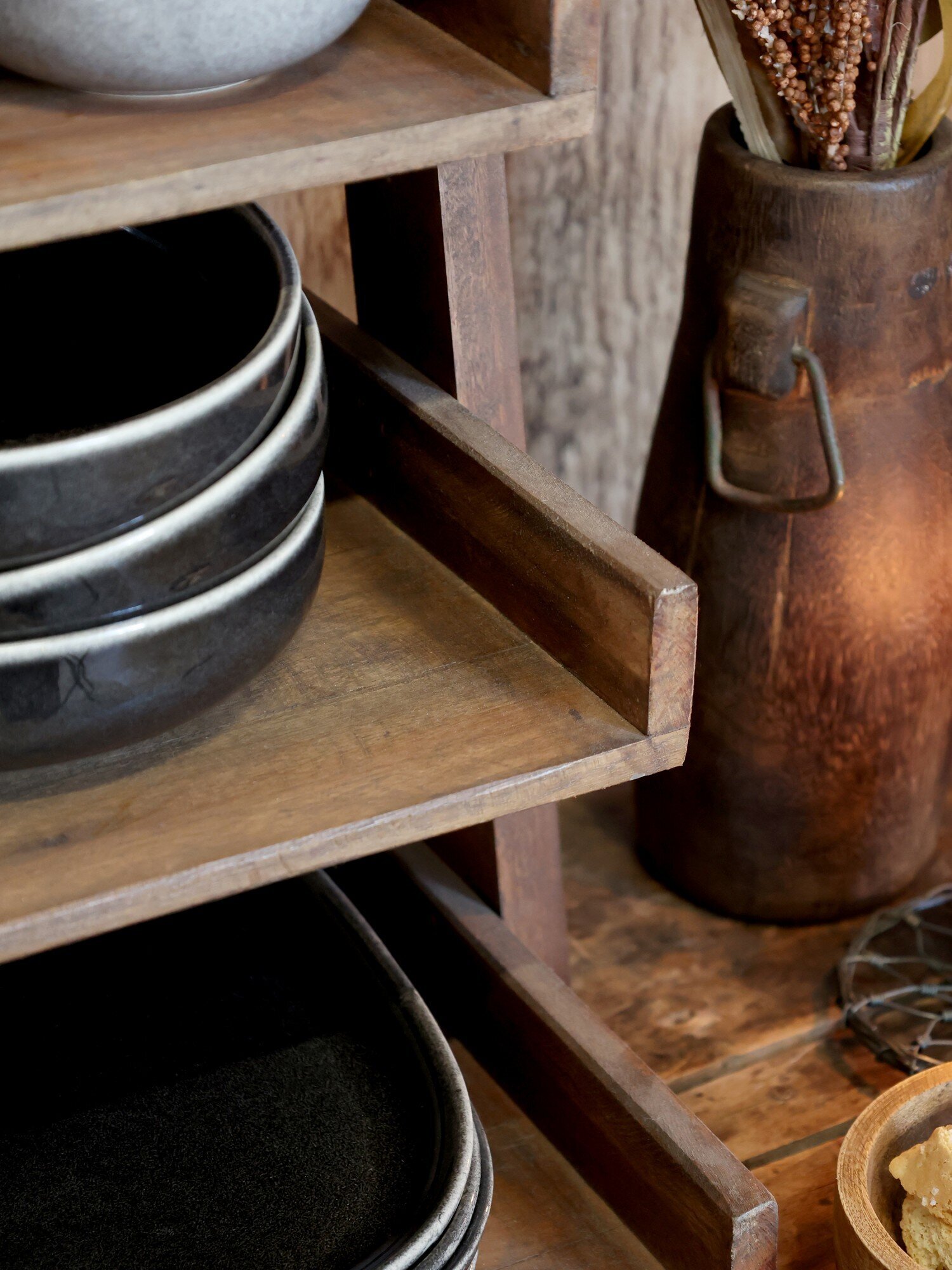 Grimaud Holz-Regal mit 5 Böden, natur 