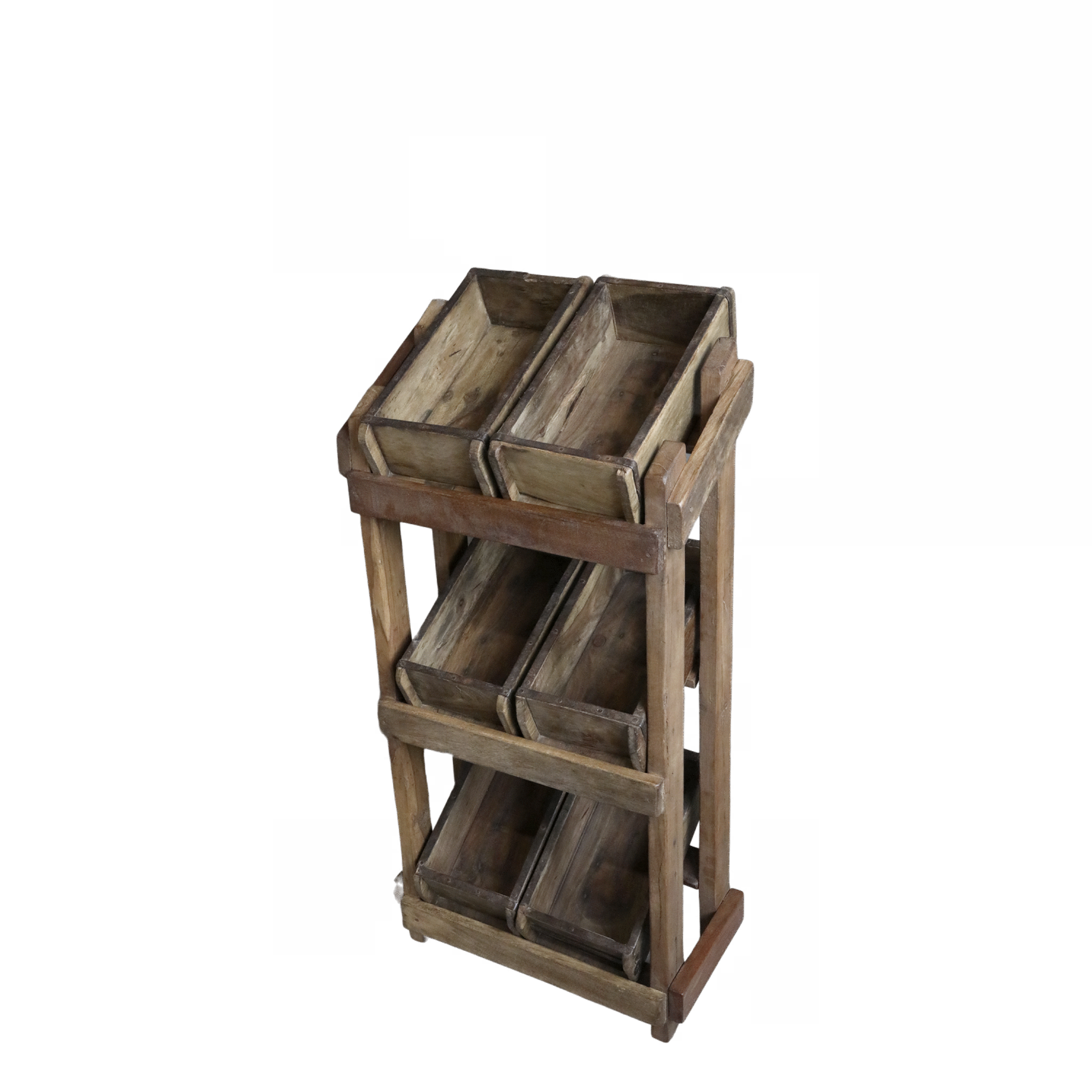 Grimaud Regal mit 6 Backsteinformen, natur 