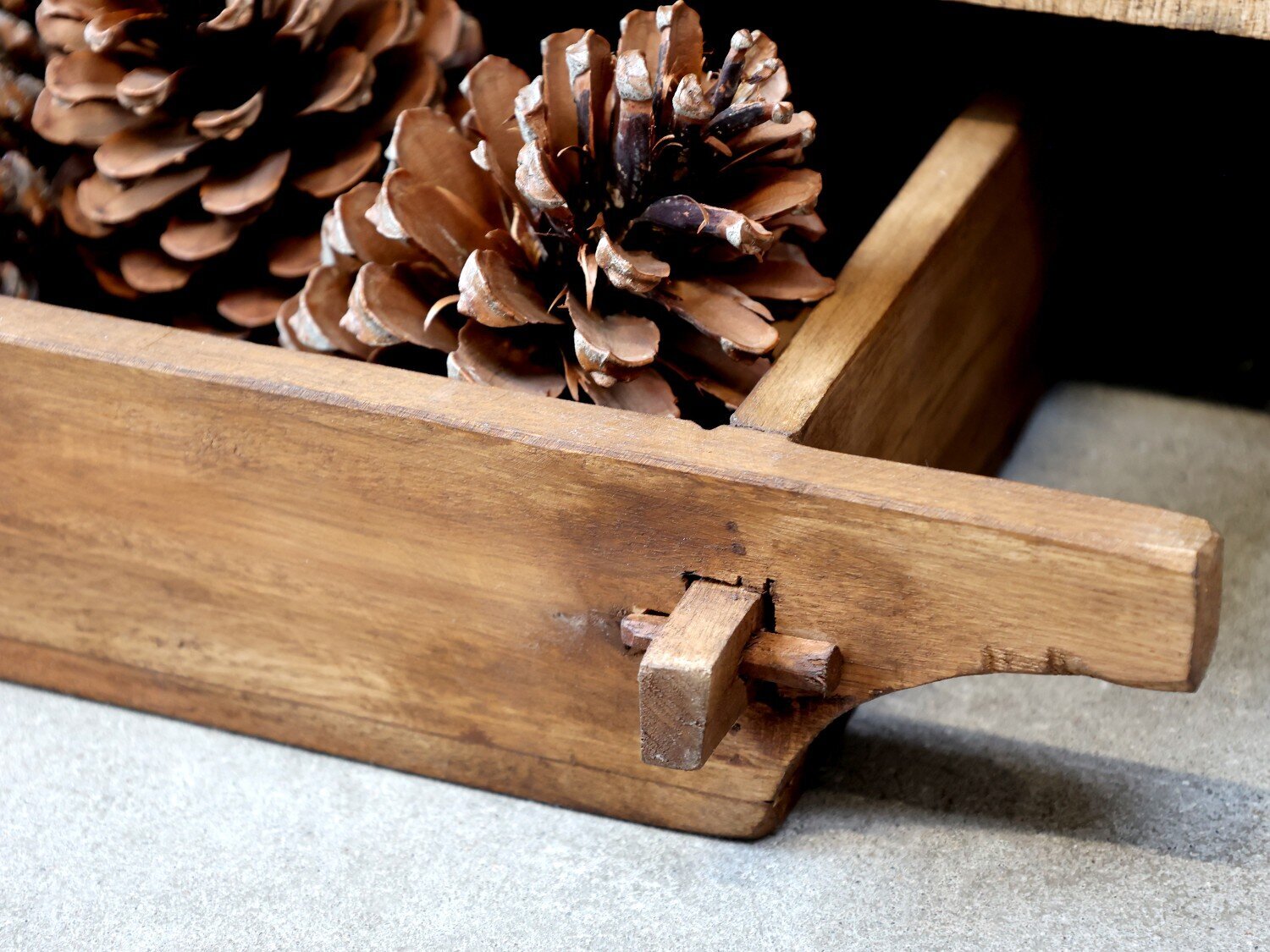 Grimaud Tablett, Kerzentablett, natur 