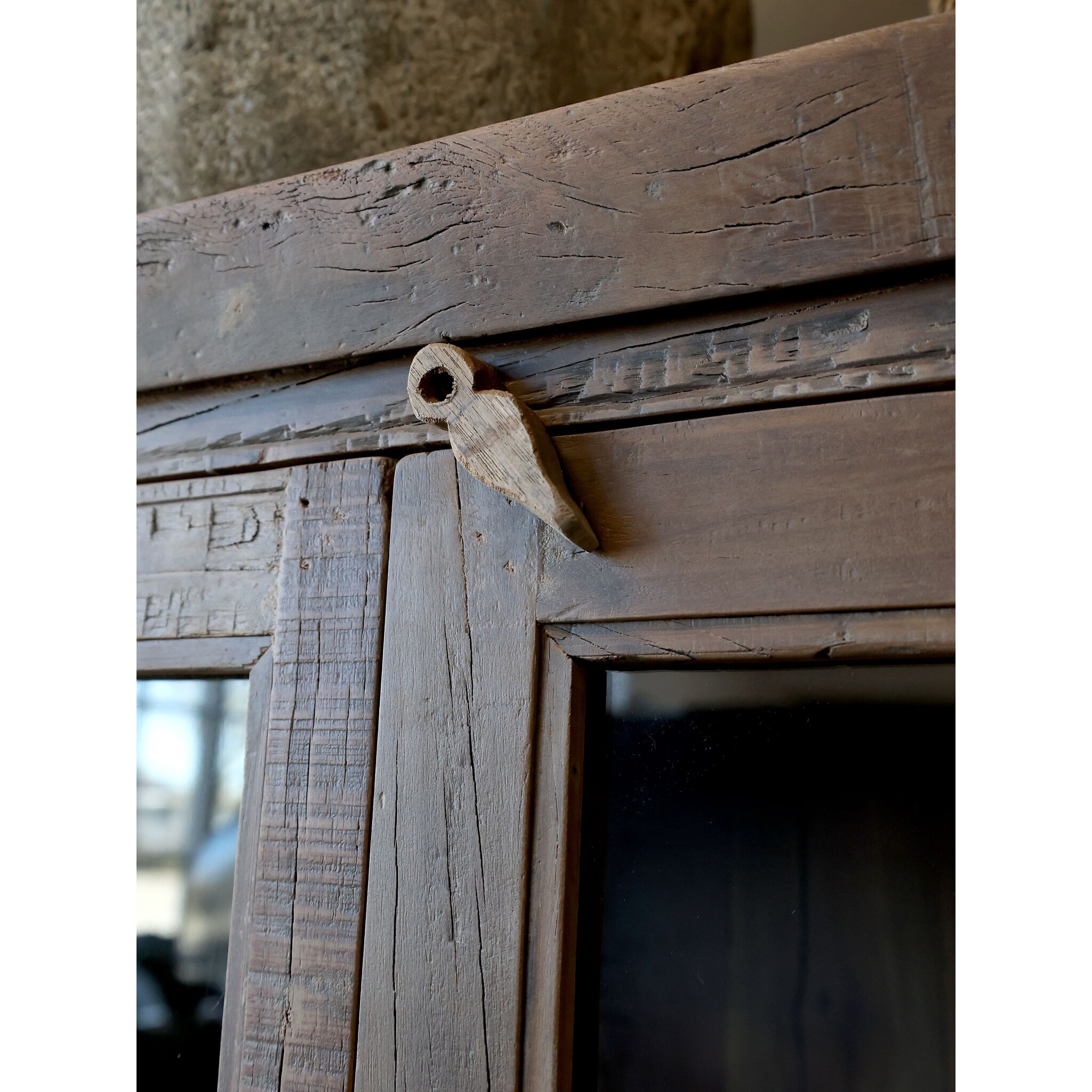 Grimaud Vitrinenschrank mit Glastüren, natur 