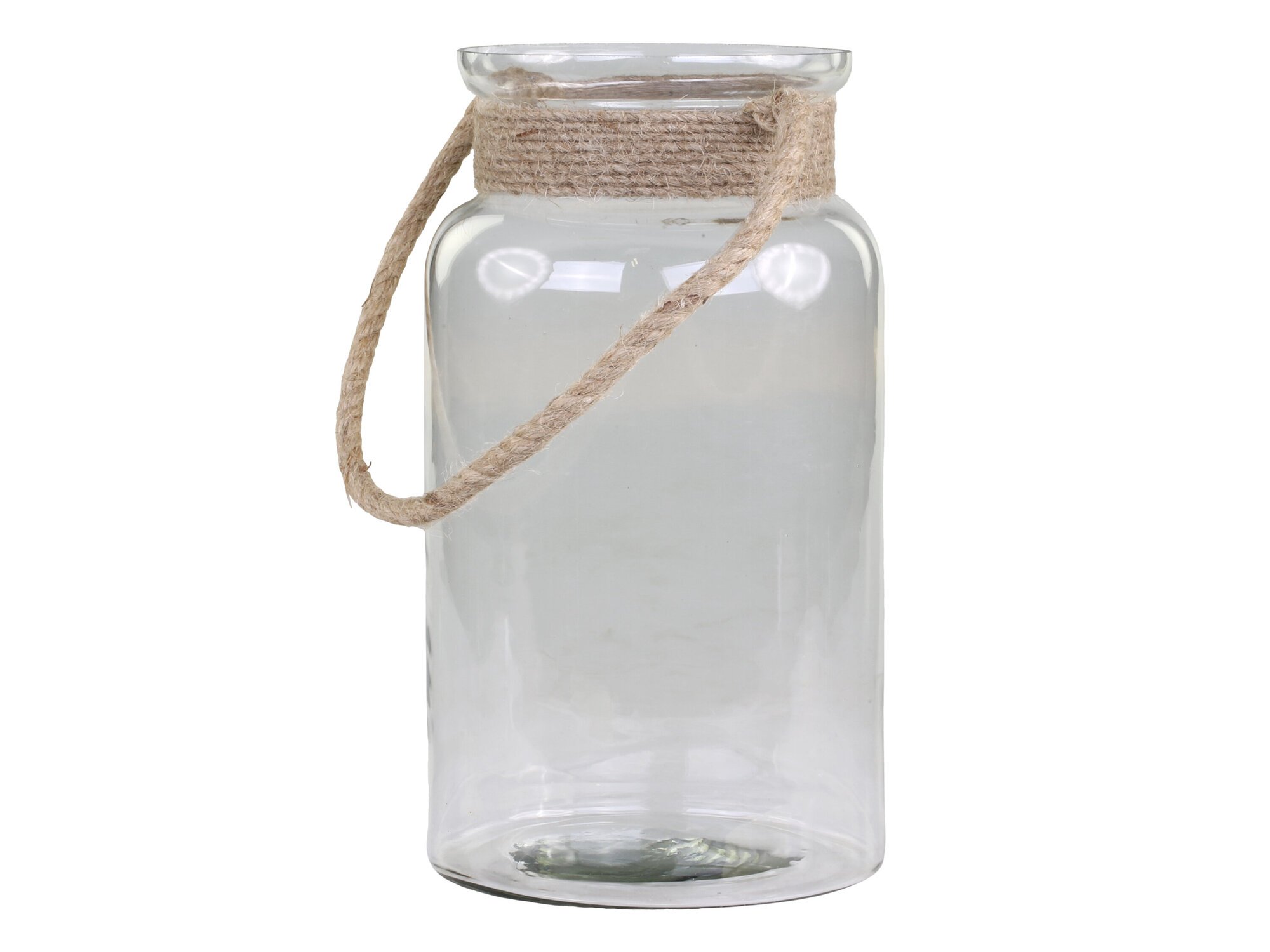 Hurricane Windlicht mit Henkel, klar Ø14 x H26 cm