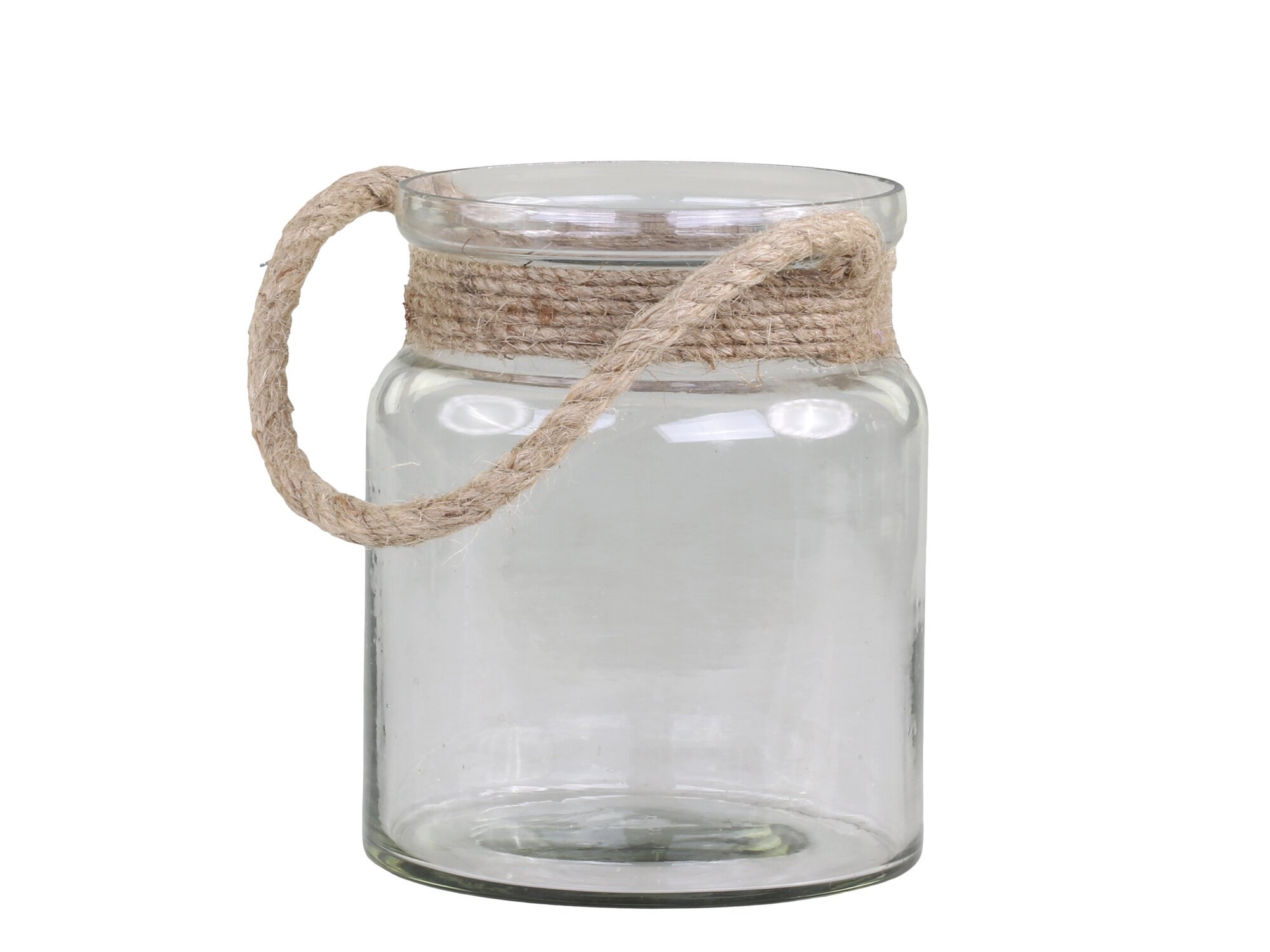 Hurricane Windlicht mit Henkel, klar Ø11,5 x H14,5 cm