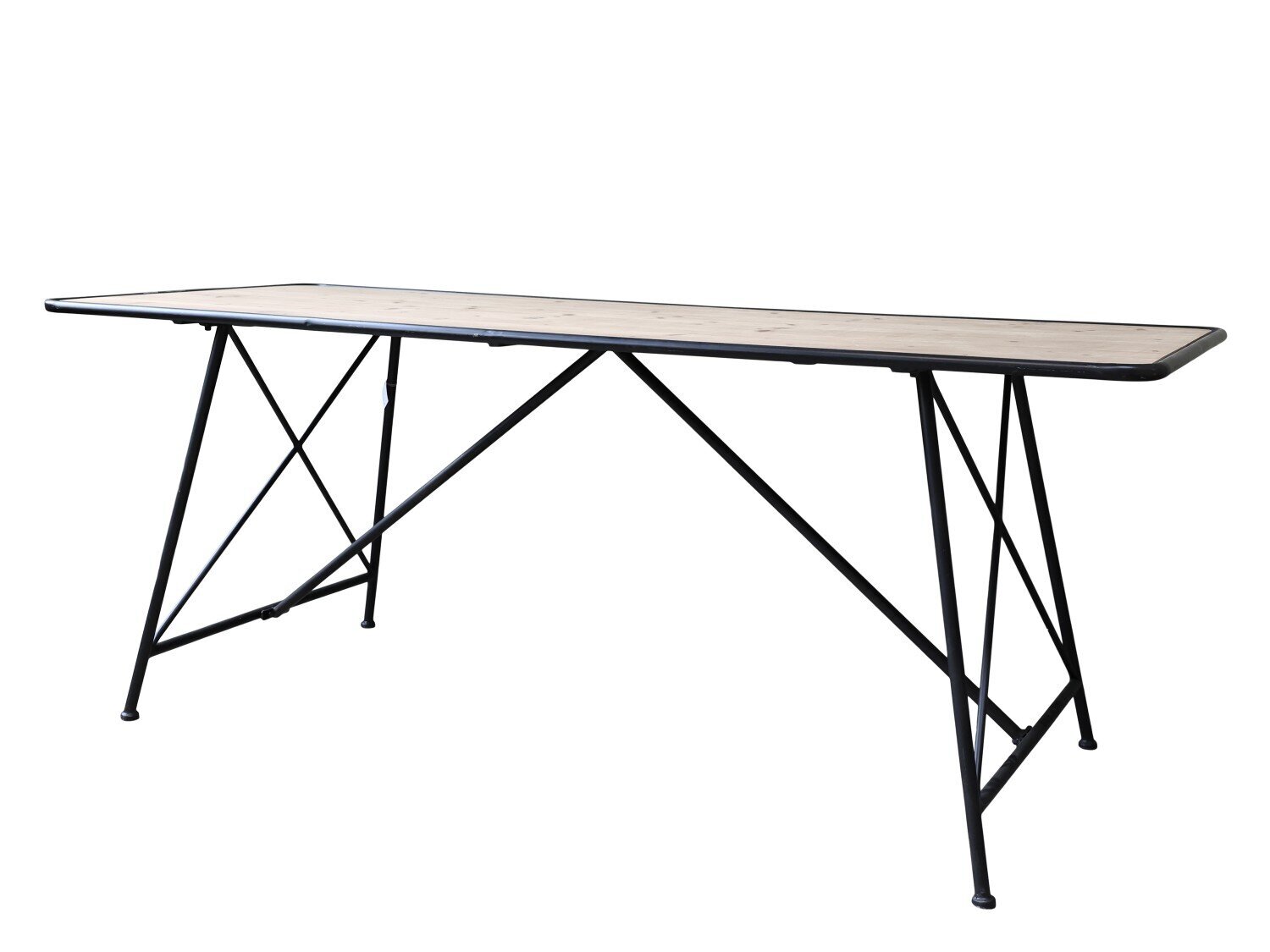 Industrial Esstisch, schwarz 