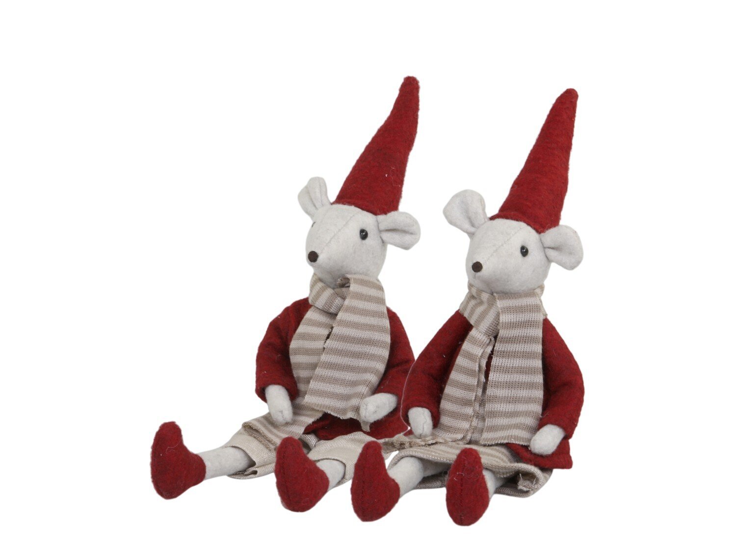 Julius & Juliane Weihnachtsmäuse, rot 