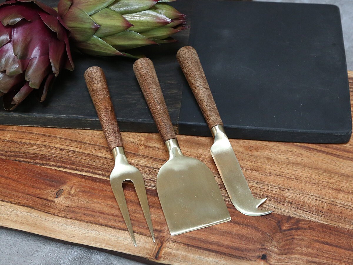 Chic Antique Käsemesser Set, gold 