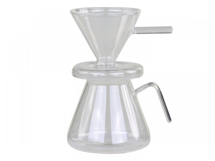 Kaffee Tropfer mit Filterhalter, klar 