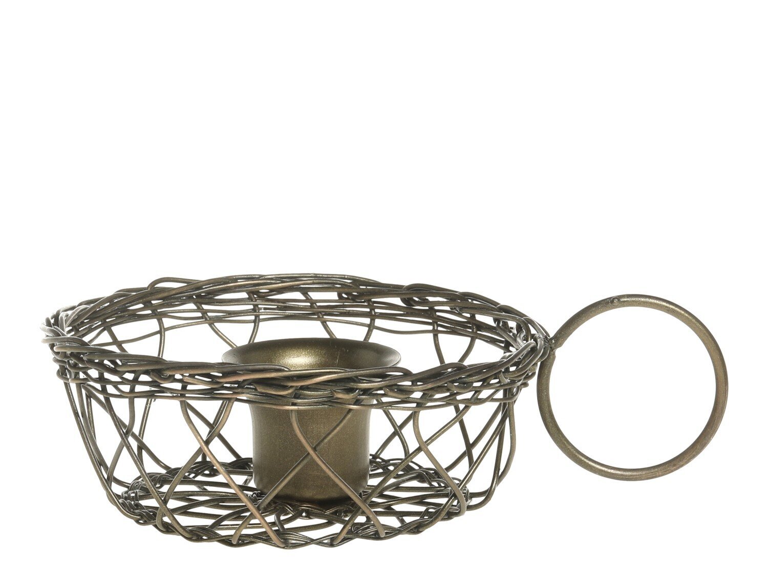 Kammerleuchter in Korbdesign,  