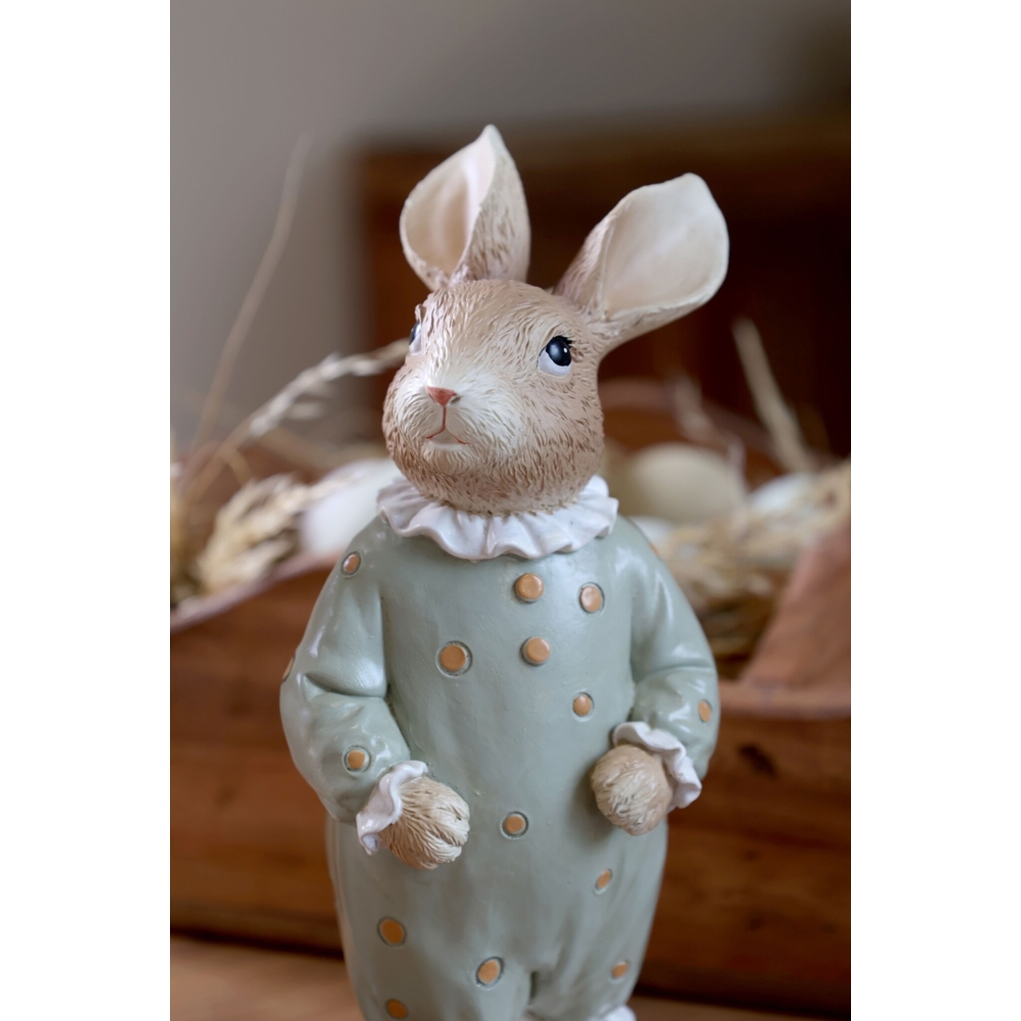 Deko-Set Kaninchen im Pyjama 2er, braun 