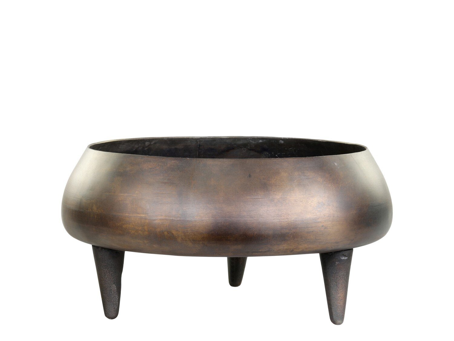 Kerzenhalter, Aufsatz auf Fuß, messing