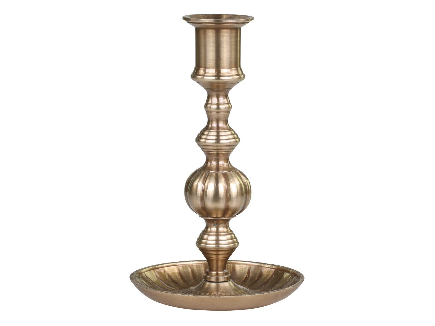 Kerzenhalter Messing, antik messing H17/Ø10,5 cm