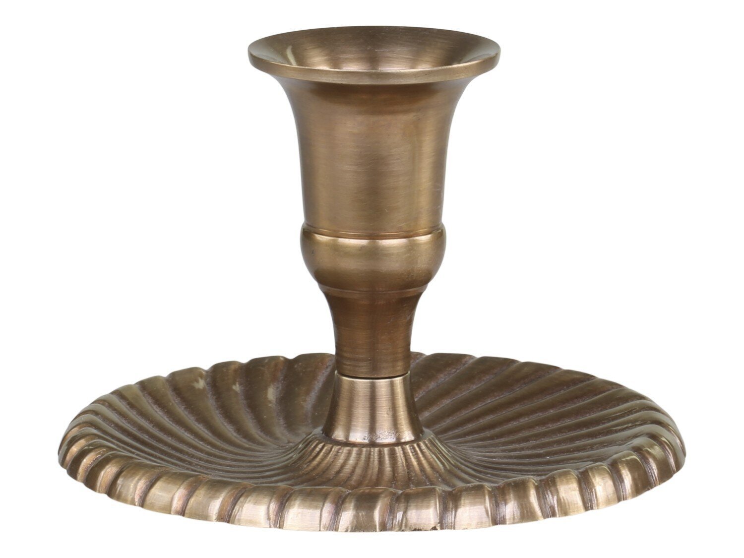 Kerzenständer für Mini Stabkerzen, antik messing 