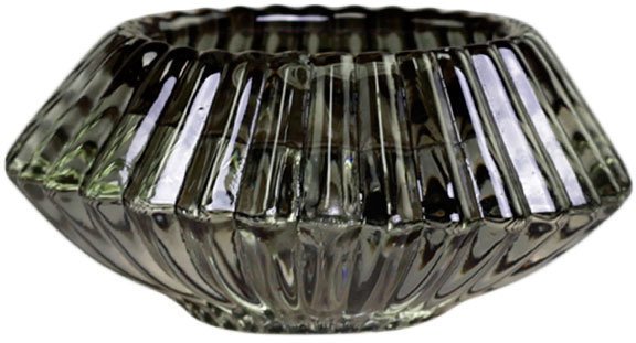 Chic Antique Kerzenständer für Stab- & Teelichter, grau